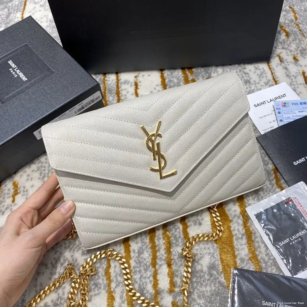 Tony Luxuries WALLET YSL CHAIN MATELASSÉ CASSANDRE 0608